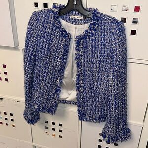 Alice + Olivia Tweed Blazer